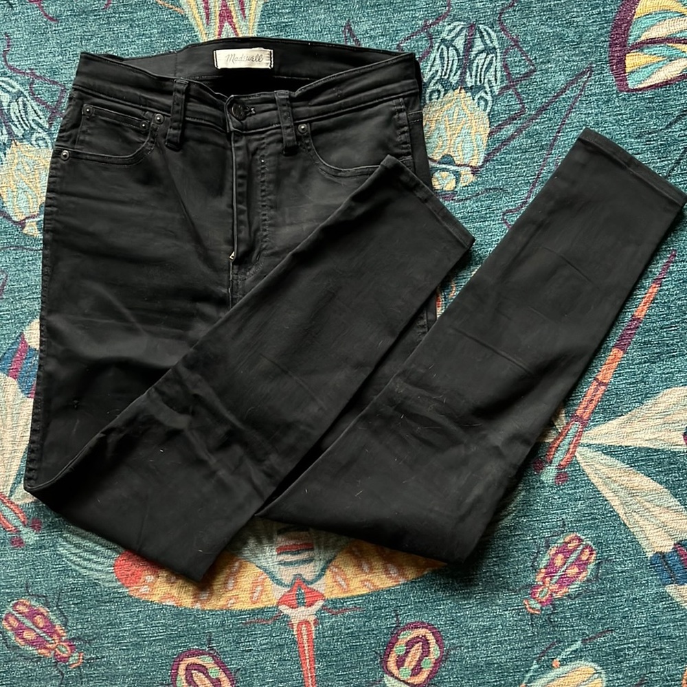 Madewell 10” high rise skinny jeans